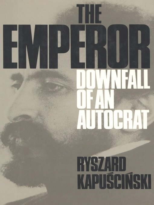 Title details for The Emperor by Ryszard Kapuscinski - Wait list
